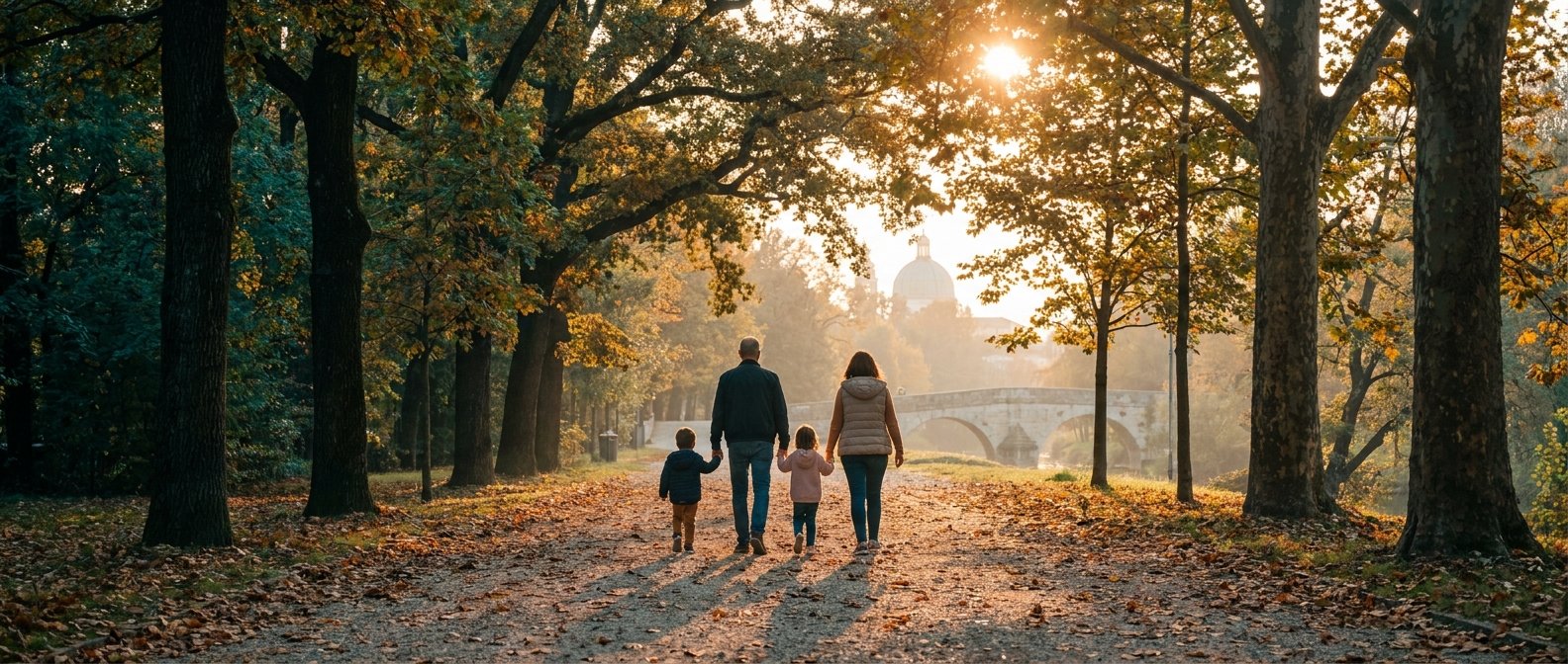 Famiglia al parco Padova - psicoterapeuta per famiglia